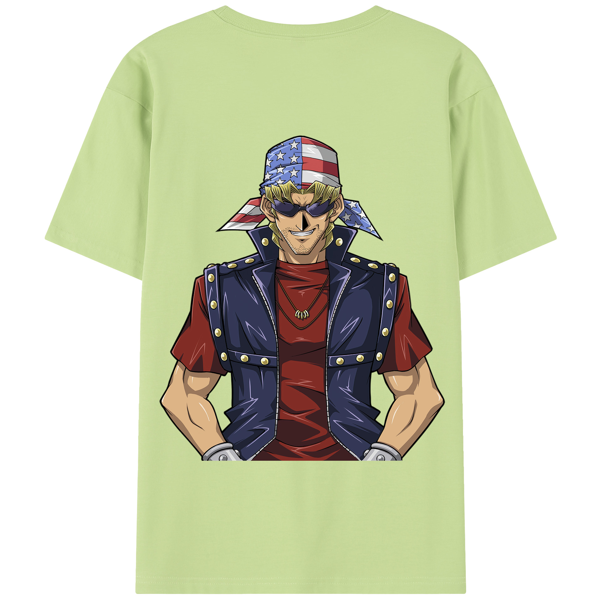 （画像用） 遊☆戯☆王 Yu-Gi-Oh! 綿100％半袖Tシャツ（背面プリント）